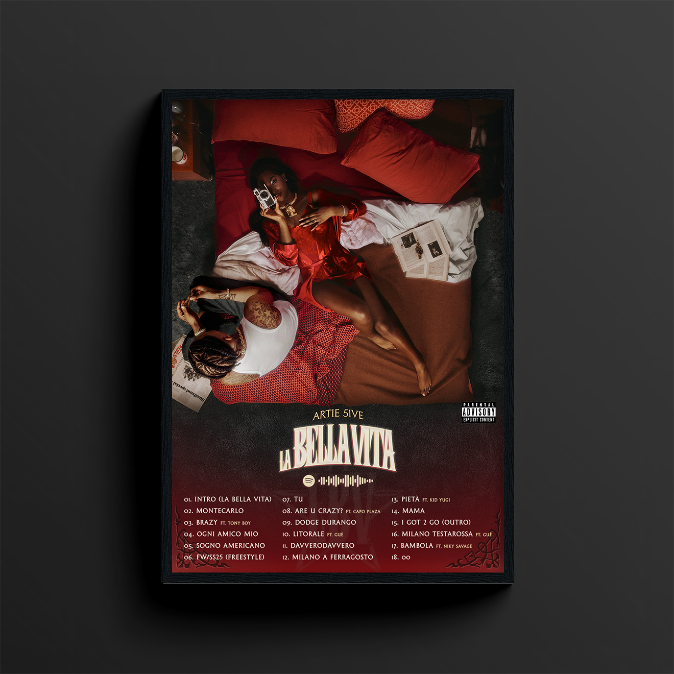 Artie 5ive — LA BELLAVITA (via dell'amore artwork)