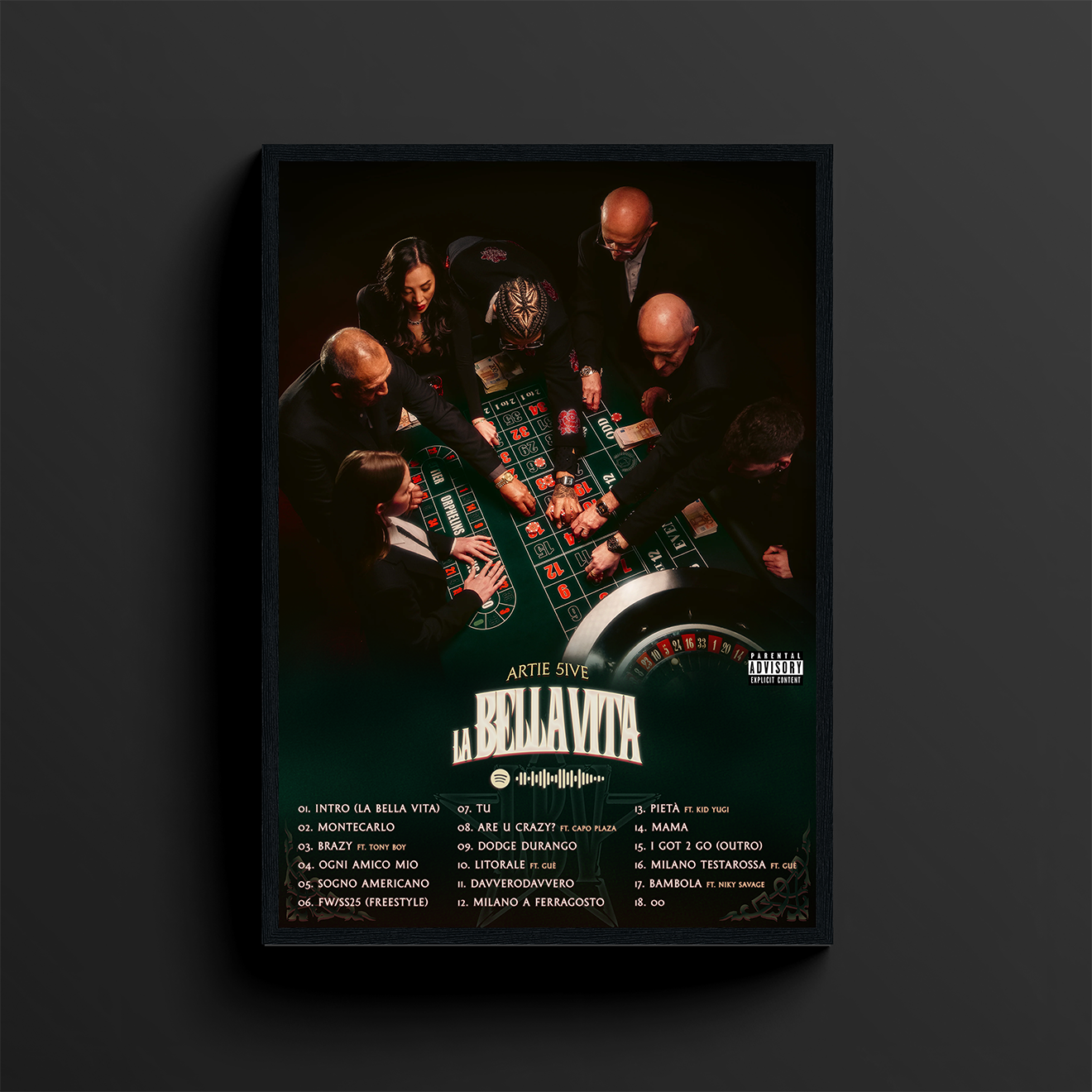 Artie 5ive — LA BELLAVITA (via dell'ostentazione artwork)