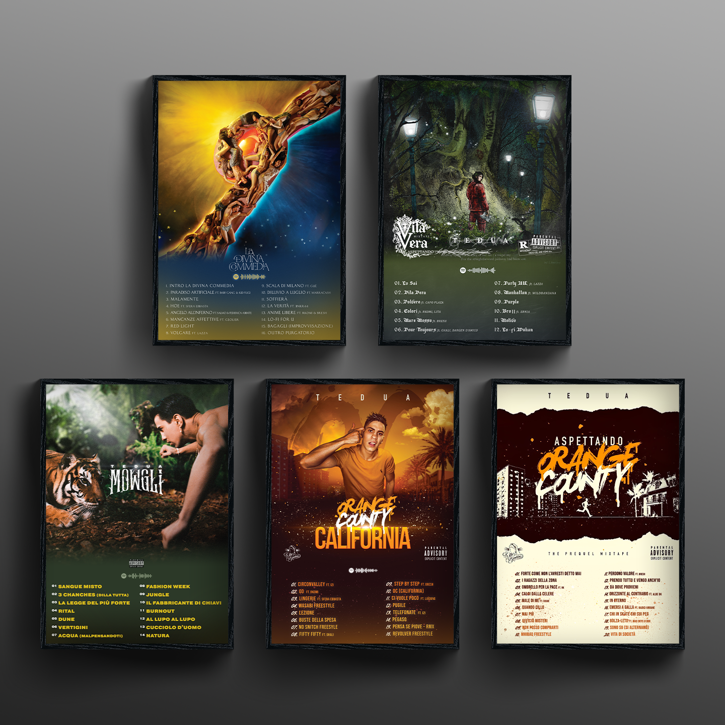 WALLTAPE — BUNDLE Tedua