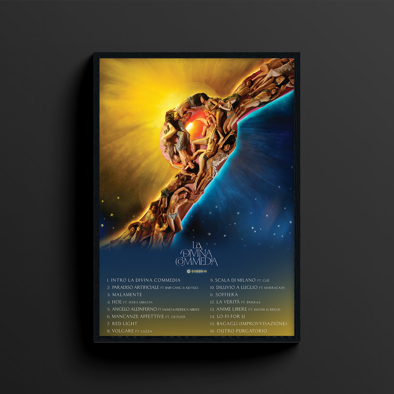 Tedua — La Divina Commedia (purgatorio artwork)