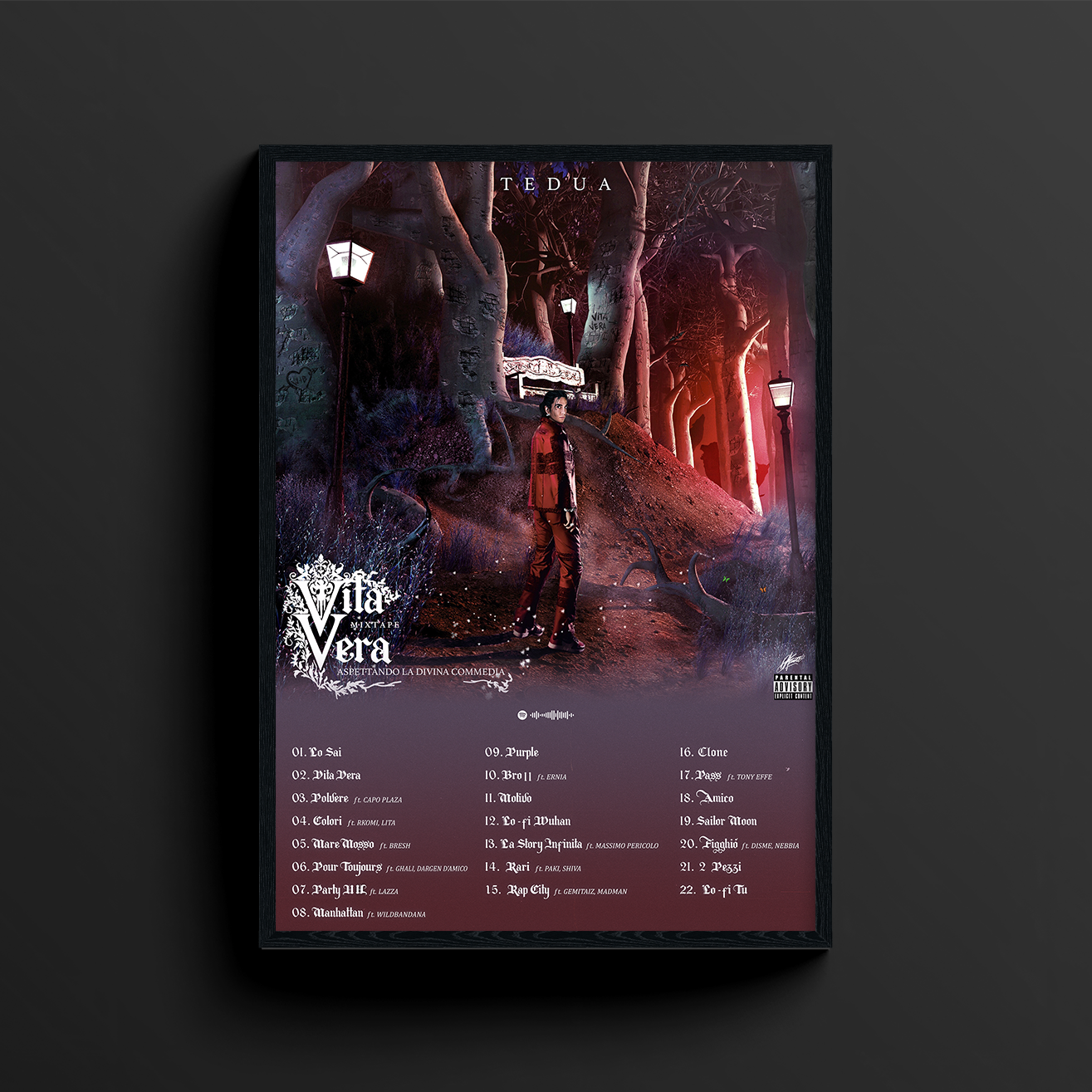 Tedua — Vita Vera - Mixtape, aspettando la Divina Commedia
